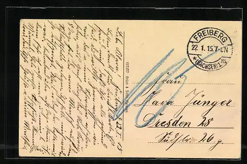 AK Freiberg i. Sa., Kgl. Gymnasium Albertinum