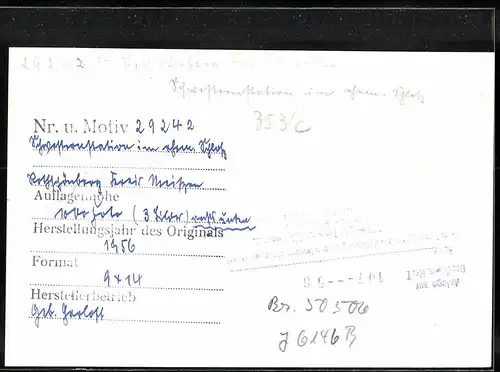 Fotografie Brück & Sohn Meissen, Ansicht Rothschönberg, das Kranenzimmer der Schwesternstation in der Grundschule