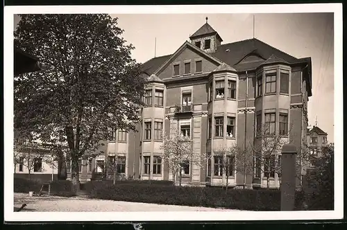Fotografie Brück & Sohn Meissen, Ansicht Meissen i. Sa., Blick auf das Landkrankenhaus