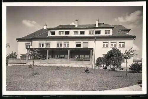 Fotografie Brück & Sohn Meissen, Ansicht Meissen i. Sa., Blick auf das Entbindungsheim Domprobstberg