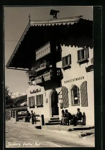 AK Jochberg, Gasthof Post und Gemischtwarenladen