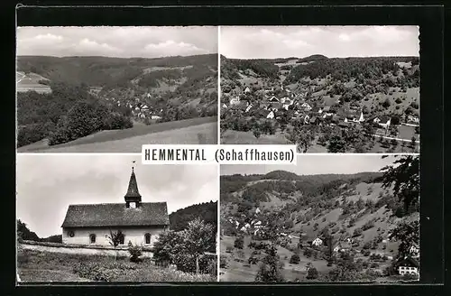 AK Hemmental i. Schaffhausen, Ortsansicht mit Kirche