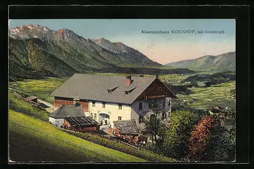 AK Nockhof bei Innsbruck, Alpengasthaus Nockhof