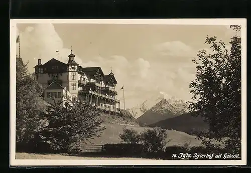 AK Igls, Iglerhof mit Habicht