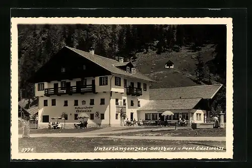 AK Unterlängenfeld, Gasthaus und Pension Edelweiss