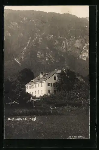 AK Ginzling, Gasthaus zum Gunggl