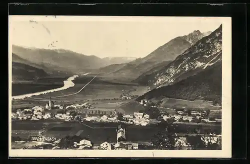 AK Jenbach, Teilansicht mit Kirche