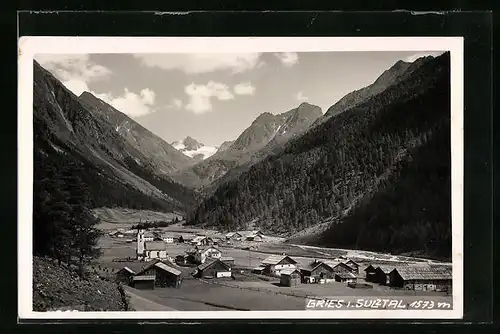 AK Greis i. Sulztal, Teilansicht mit Kirche