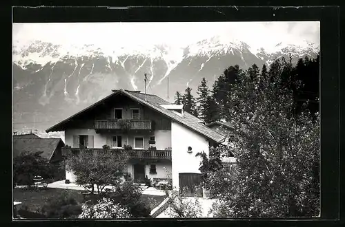 Foto-AK Aldrans, Pension Haus Dollinger, Rinnerstrasse 13
