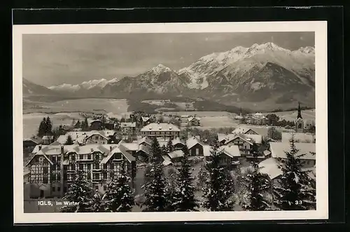 AK Igls, Teilansicht im Winter