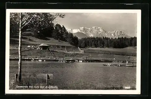AK Lans, Lansersee bei Igls mit Nordkette