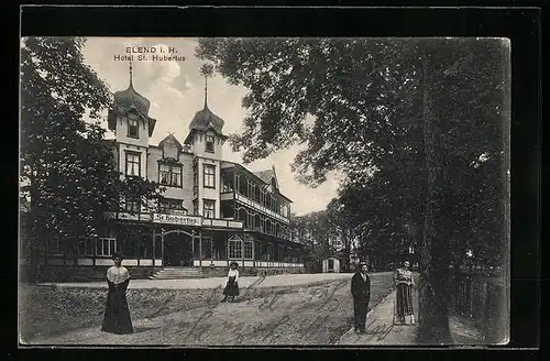 AK Elend i. H., Hotel St. Hubertus