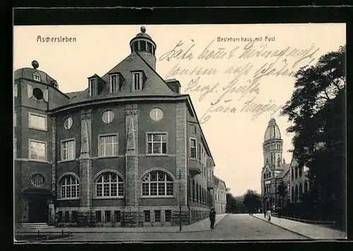 AK Aschersleben, Bestehornhaus mit Post