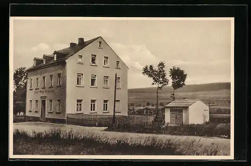 AK Crottendorf /Erzgeb., Hotel Fürst Bismarck