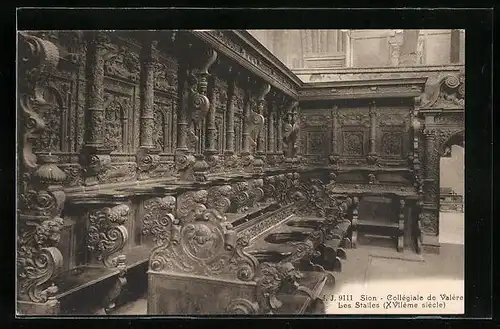 AK Sion, Collégiale de Valère - Les Stalles