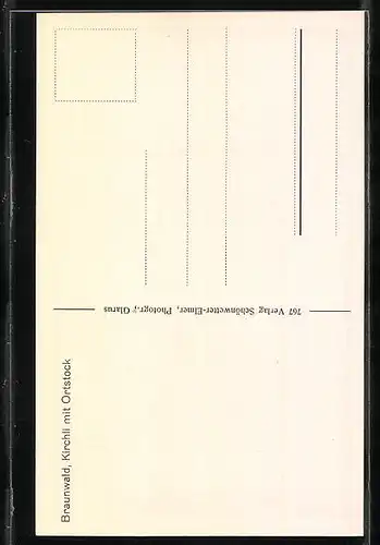 AK Braunwald, Kirchli mit Ortstock