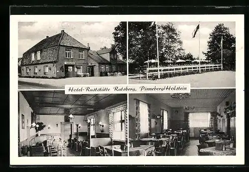 AK Pinneberg /Holstein, Hotel-Raststätte Ratsberg