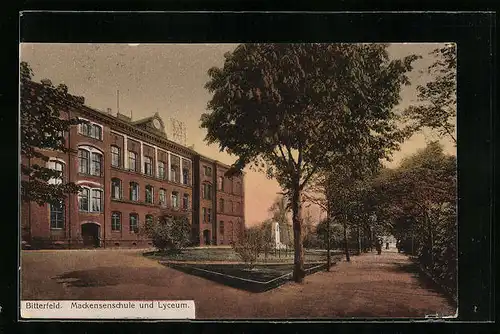 AK Bitterfeld, Mackensenschule und Lyceum