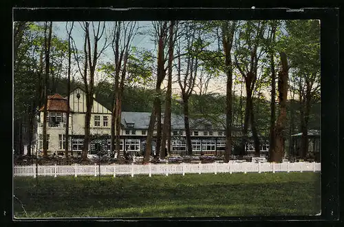 AK Bad Schwartau, Blick zur Waldhalle