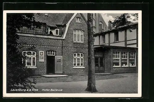 AK Lauenburg /Elbe, Hotel und Pension Bellevue