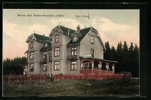AK Benneckenstein i. Harz, Hotel-Pension Villa Thiele