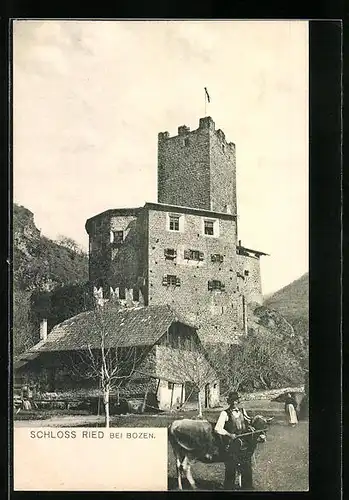 AK Schloss Ried b. Bozen, Schlossturm