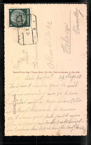 AK Steyr, Totalansicht mit Flusspartie