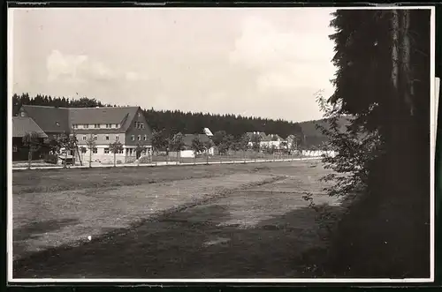Fotografie Brück & Sohn Meissen, Ansicht Steinbach i. Erzg, Blick auf den Fremdenhof Waldesruhe