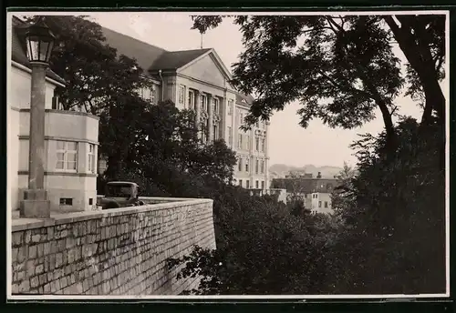 Fotografie Brück & Sohn Meissen, Ansicht Naumburg a. d. Saale, Blick vom Schloss auf das Oberlandgericht