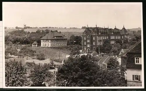 Fotografie Brück & Sohn Meissen, Ansicht Meissen i. Sa., Blick auf das Stadtkrankenhaus