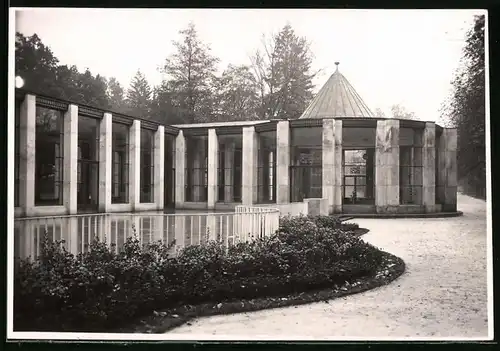 Fotografie Brück & Sohn Meissen, Ansicht Bad Elster, Blick auf die Moritzquelle