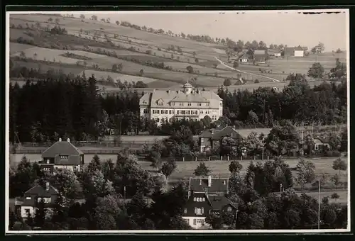 Fotografie Brück & Sohn Meissen, Ansicht Bärenfels i. Erzg., Blick nach dem Schwesternheim