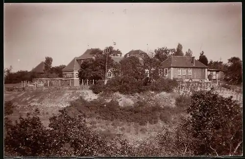 Fotografie Brück & Sohn Meissen, Ansicht Meissen i. Sa., Blick auf Gebhards Weinschank vom Stadtpark