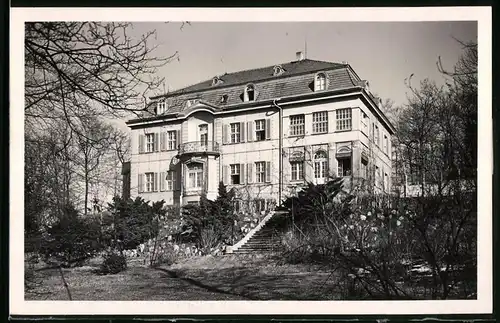 Fotografie Brück & Sohn Meissen, Ansicht Frankenberg i. Sa., Blick auf das Erholungsheim Lützelhöhe