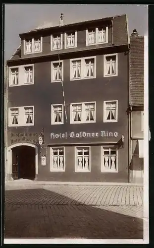 Fotografie Brück & Sohn Meissen, Ansicht Meissen i. Sa., Blick auf das Hotel Goldener Ring