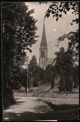 Fotografie Brück & Sohn Meissen, Ansicht Geringswalde. Blick auf die Kirche