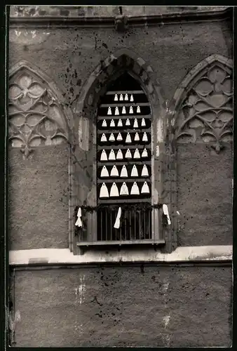 Fotografie Brück & Sohn Meissen, Ansicht Meissen i. Sa., das Porzellan-Glockenspiel an der Frauenkirche