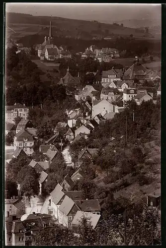 Fotografie Brück & Sohn Meissen, Ansicht Sebnitz i. Sa., Blick auf die Stadt