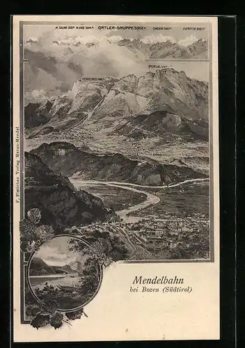 AK Bozen, Mendelbahn und Ortler-Gruppe
