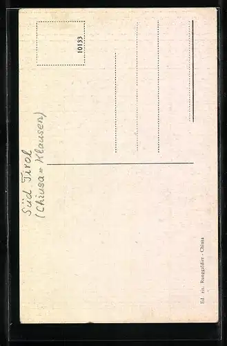 AK Chiusa d`Isarco, Piazza Parrocchia