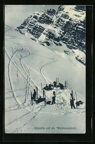 AK Watzmann, Skifahrt auf ein Watzmannkind