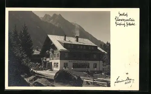 AK Ginzling /Zillertal, Gasthof Schwarzenstein