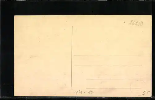 Foto-AK Kleiner Junge mit Spielzeugesel auf Rädern