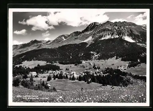 AK Lenzerheide, Ortsansicht mit Parpaner Hörner