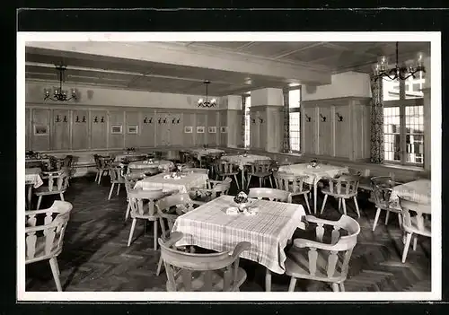 AK Lindau i. Bodensee, Gasthof zum goldenen Lamm, Innenansicht