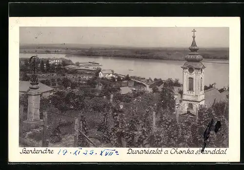 AK Szentendre, Dunarészlet a Chonka stranddal
