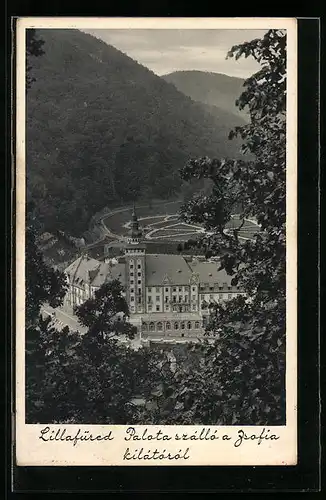AK Lillafüred, Palota szálló a Zsofia kilátóról
