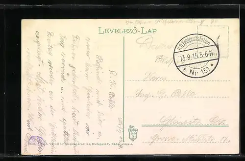 AK Sátoraljaujhely, Látkép