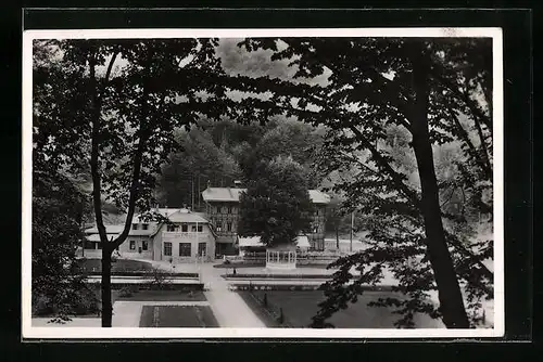 AK Lillafüred, Hotel Lilla mit dem Park