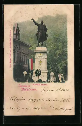 AK Miskolcz, Kossuth-szobor